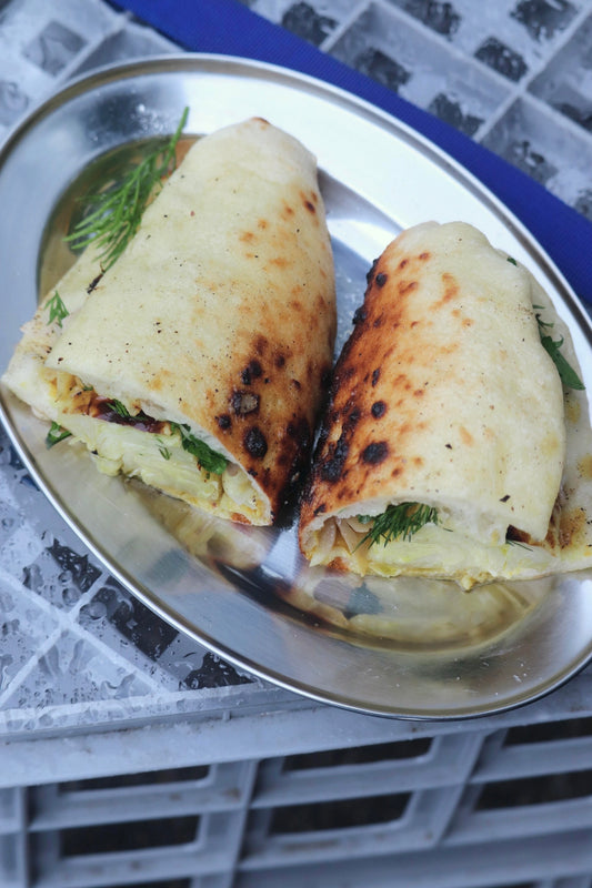 Mushroom Confit Pizza Sandwich