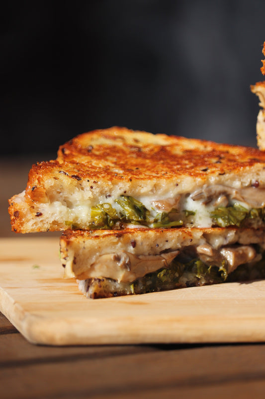 Mushroom Confit Toastie