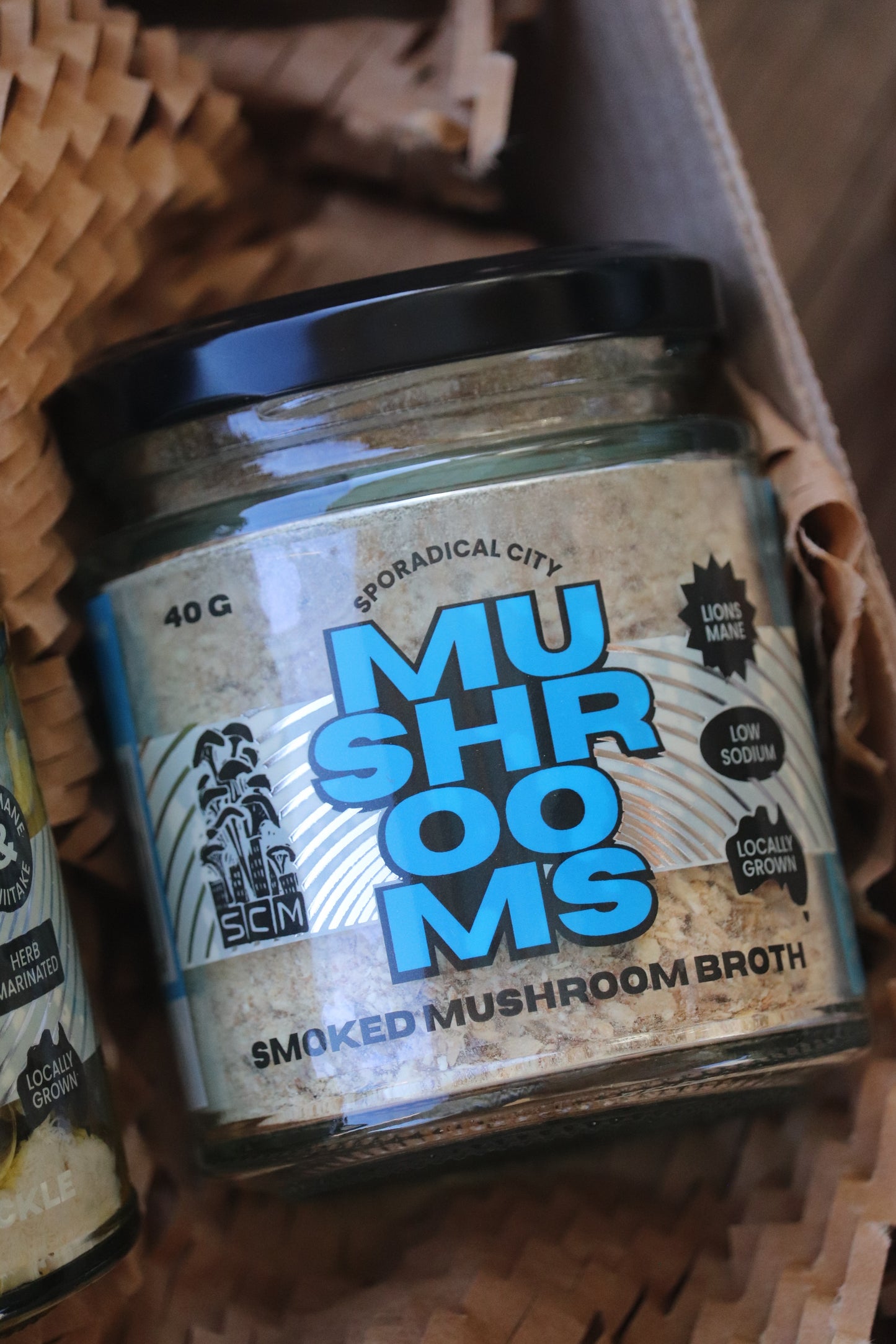 Cold Smoked Mushroom Broth