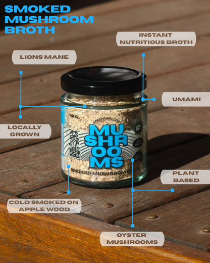 Cold Smoked Mushroom Broth