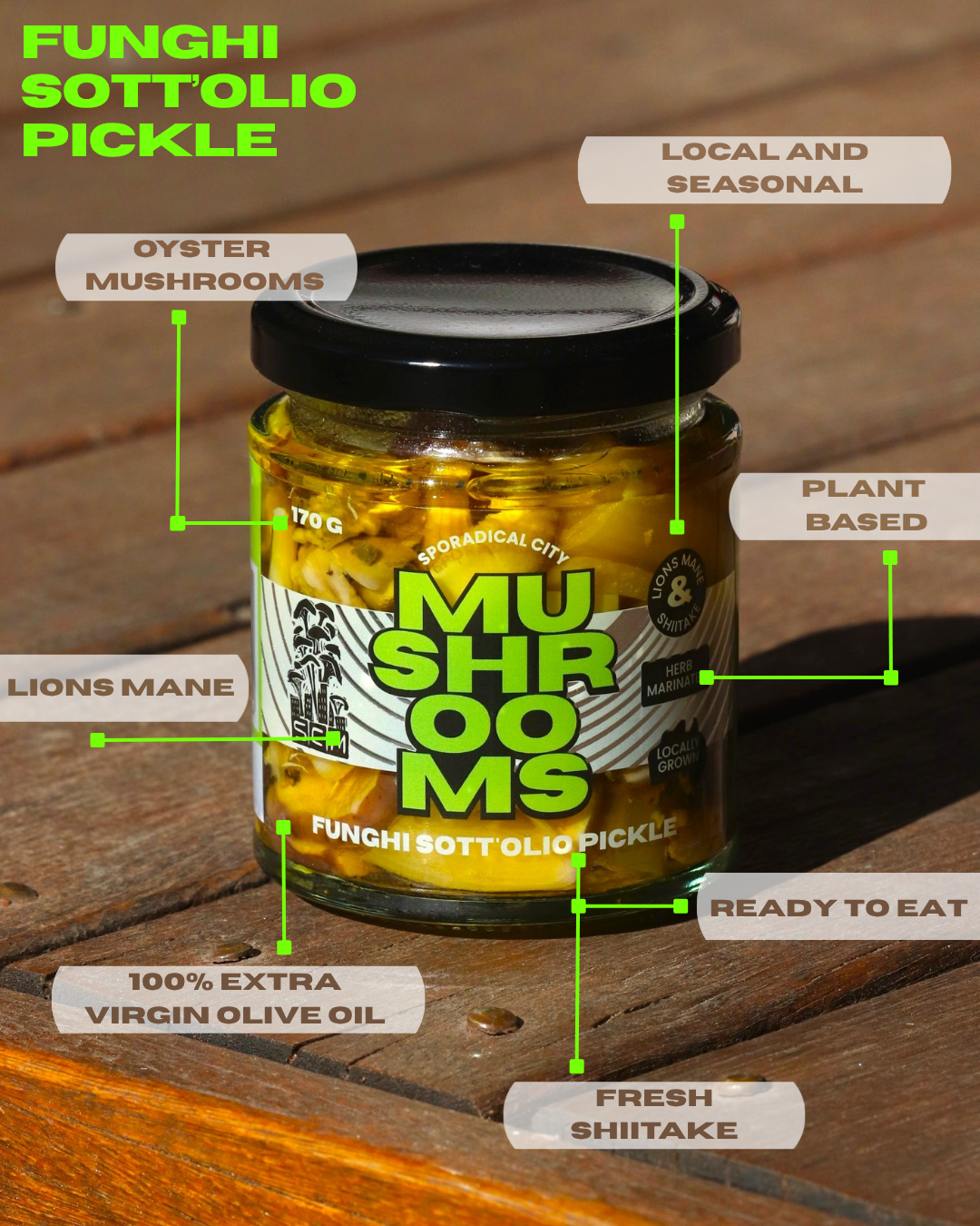 Sott'olio Funghi Pickle
